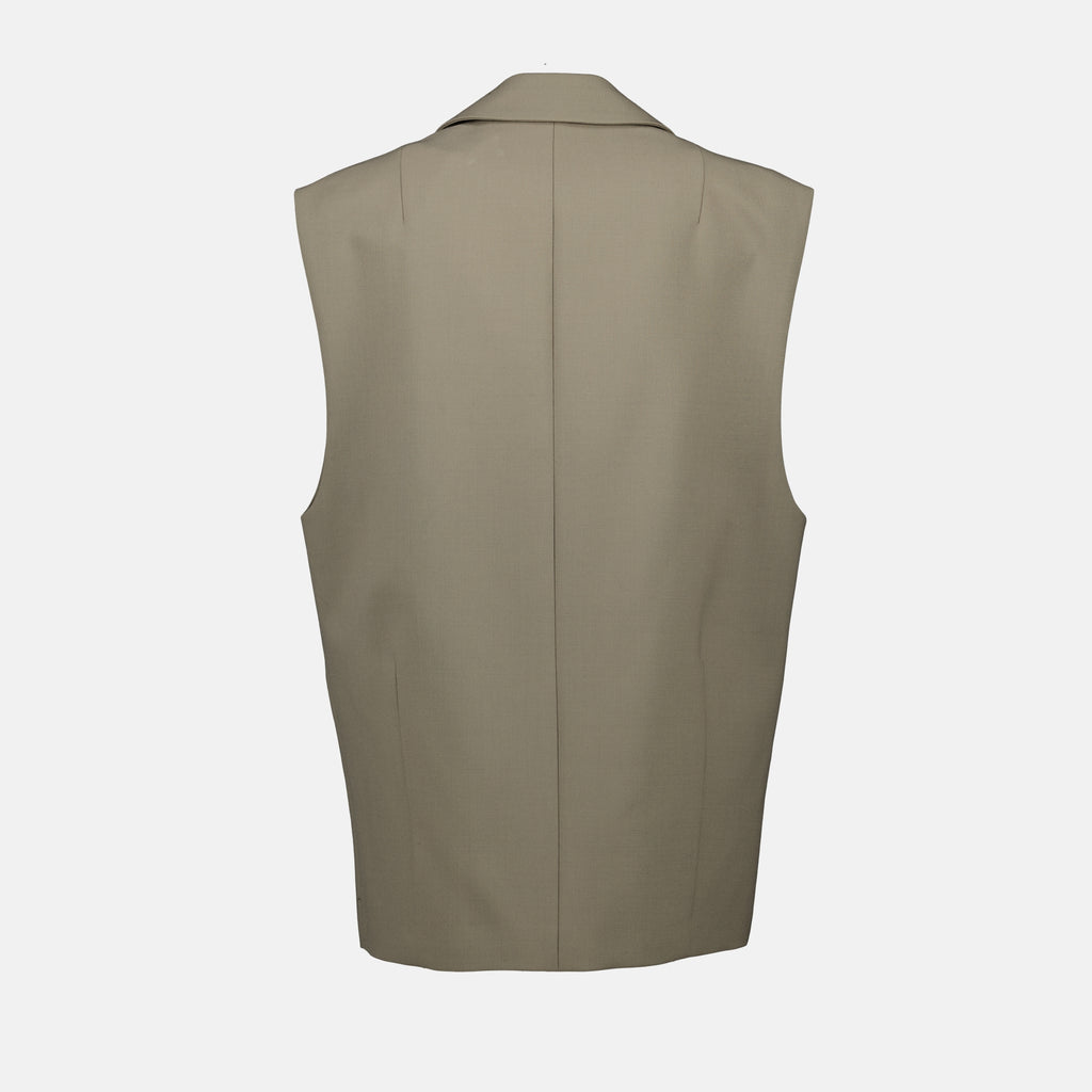 Jackets Cynesa Beige Sleeveless Blazer Iro Khaki Femme