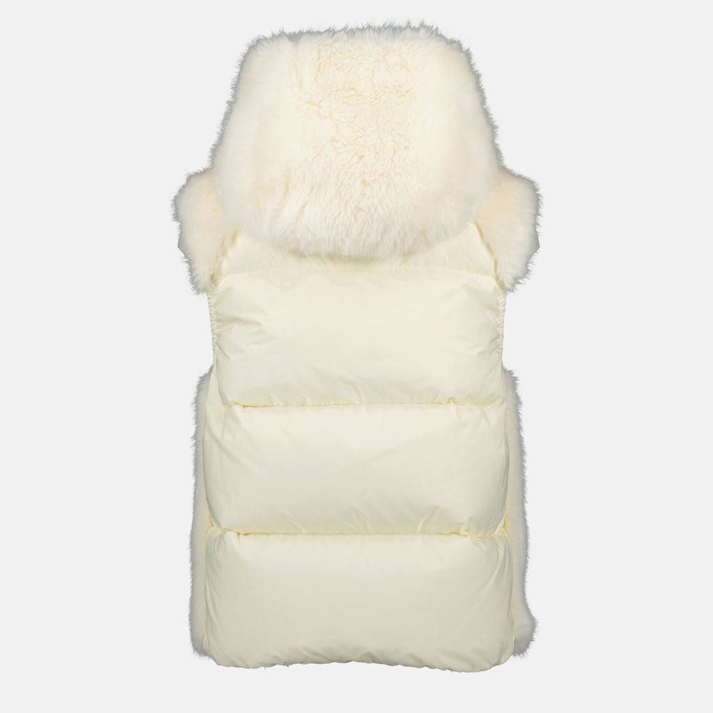 Immagine del gilet senza maniche Arve in teddy del marchio Moncler Grenoble per Uomo - Stagione Autunno-Inverno 2025 - Vista Retro