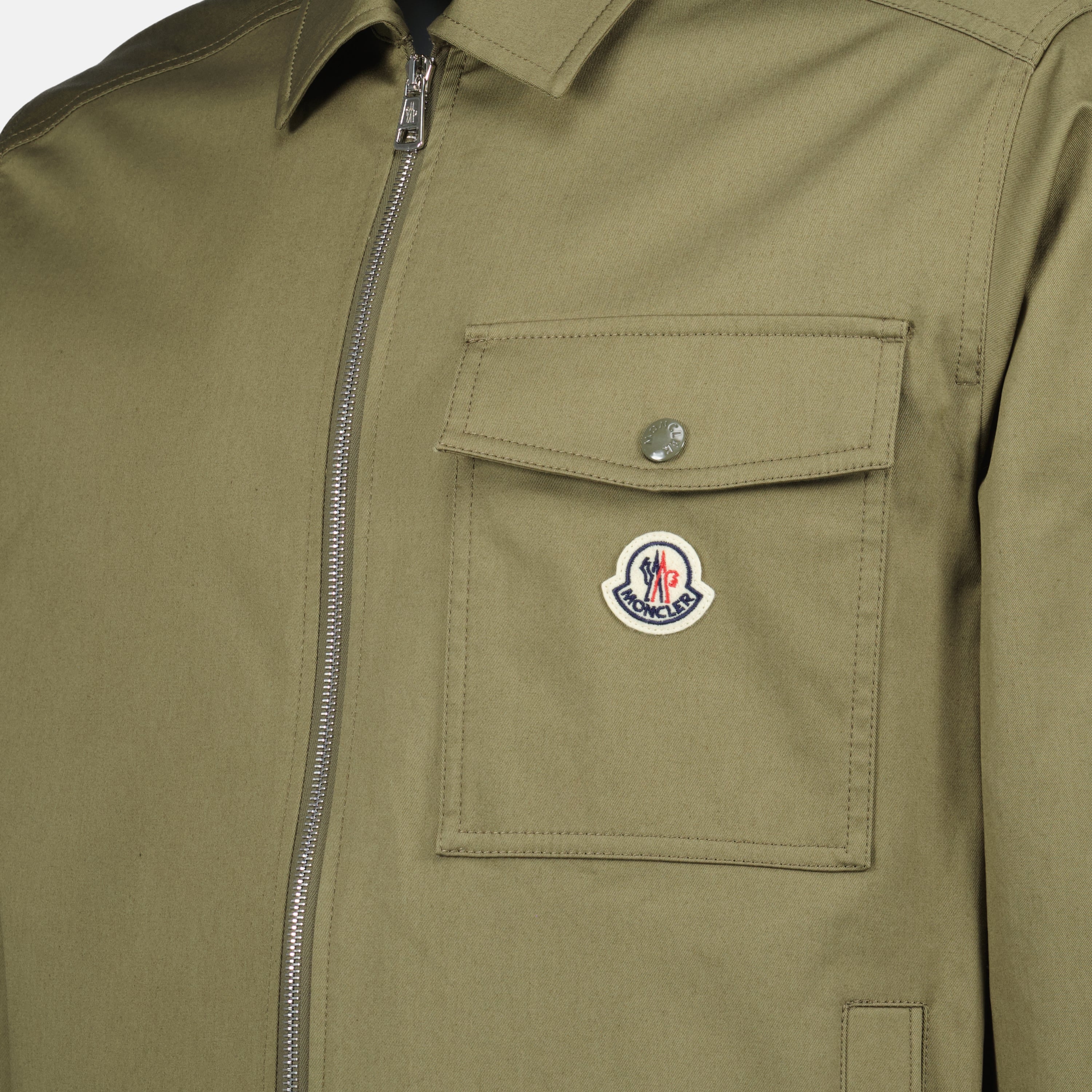 Jaquetas Veste chemise Moncler Verde Homme