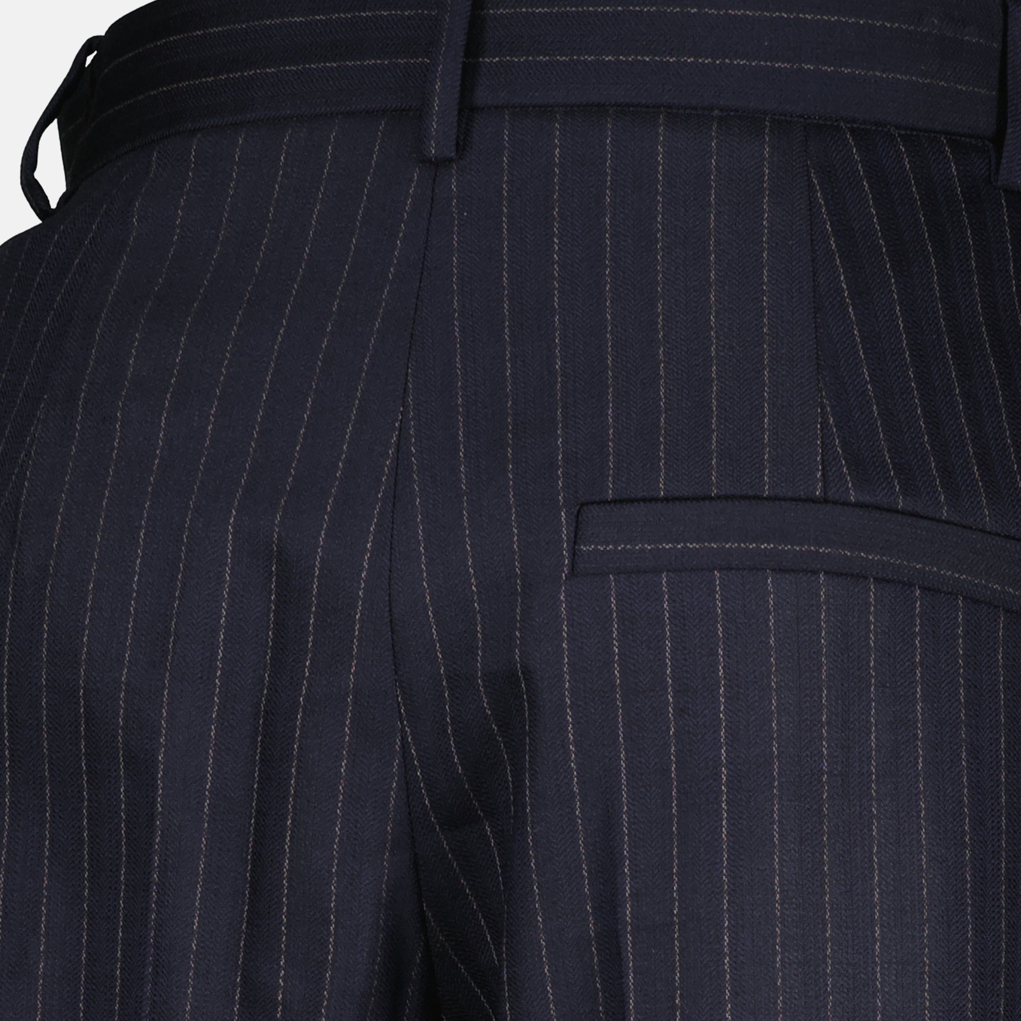 Image de l'article Pantalon à rayures Linden de la marque Khaite pour Femme - Saison Printemps-Été 2026 - Vue détaillée_1