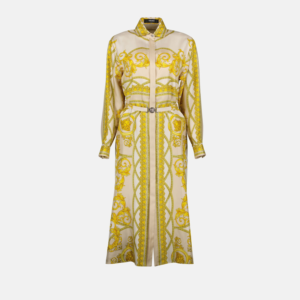 Vestidos Robe chemise La Coupe des Dieux Versace Amarelo Femme
