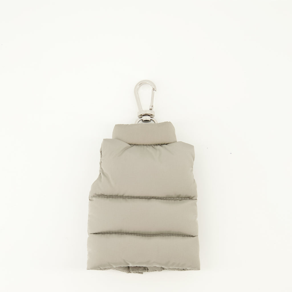 Immagine del portachiavi gilet grigio Moncler per uomo - Primavera-Estate 2026 - Vista posteriore