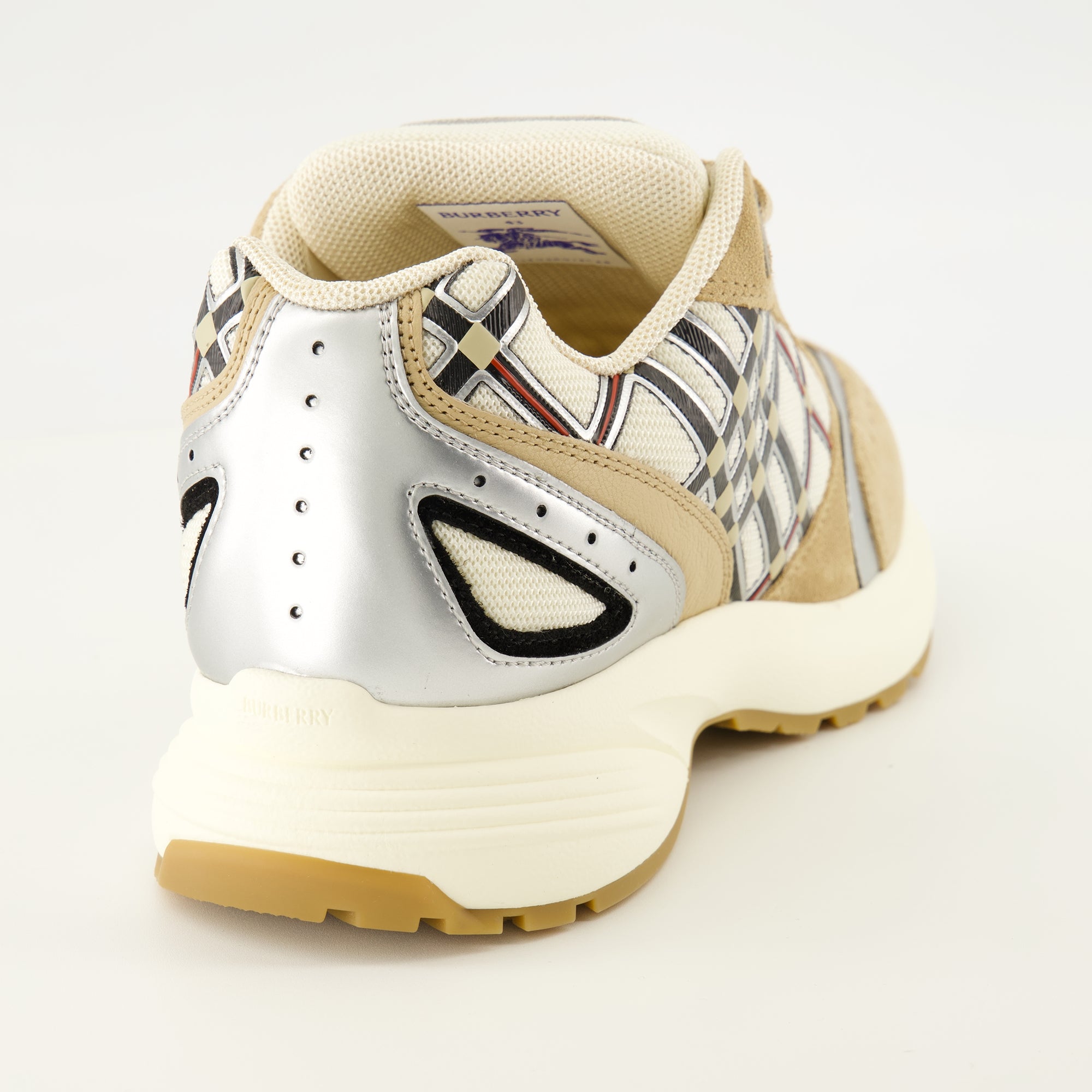 Baskets 이클립스 브라운 스니커즈 Burberry Beige Homme