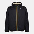 Image de l'article Veste Le Vrai Claude 4.0 Orsetto noir de la marque K-Way pour Unisex - Saison Automne-Hiver 2025 - Vue de Face