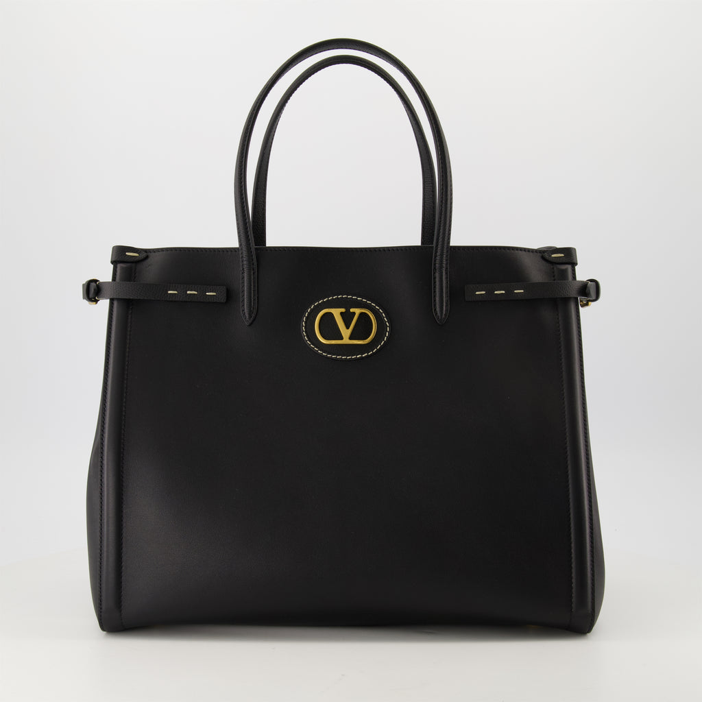 Tote bags Antibes Leder Tote Bag Valentino Garavani Schwarz Homme