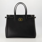Tote bags Antibes Leder Tote Bag Valentino Garavani Schwarz Homme