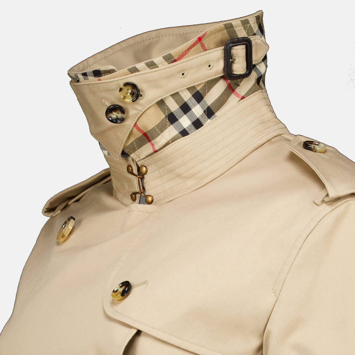 Manteaux Cappotto Trench Corto Lakefield Beige Burberry Beige Femme