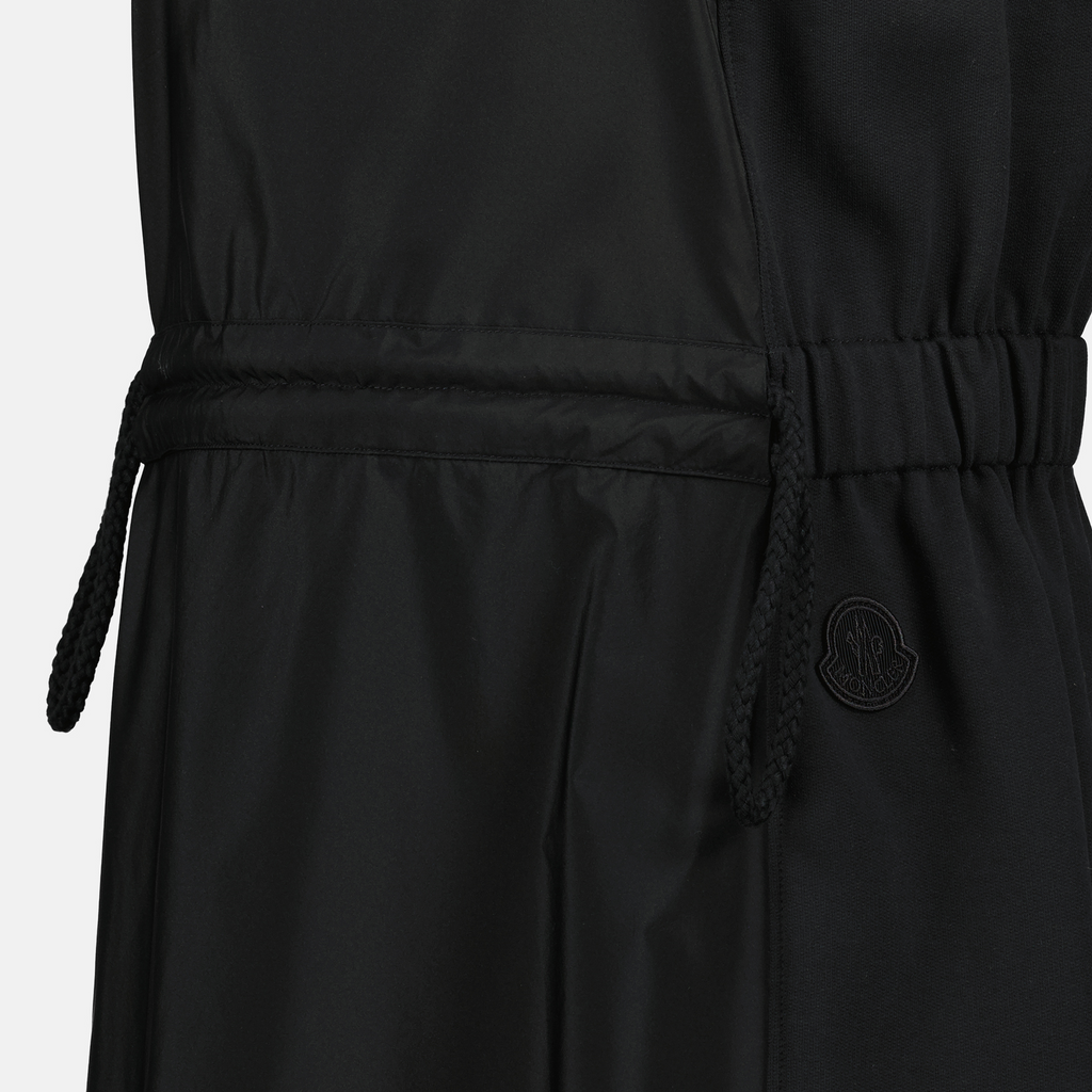 Vestidos Vestido Bi-matéria Moncler Preto Femme