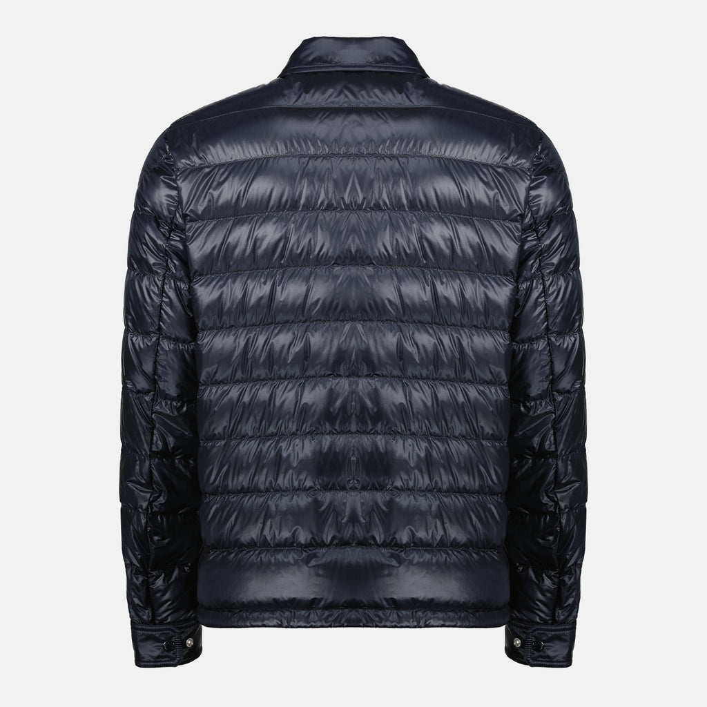 Image de l'article Doudoune Mourillon bleu marine de la marque Moncler pour Homme - Saison Printemps-Été 2026 - Vue de Dos