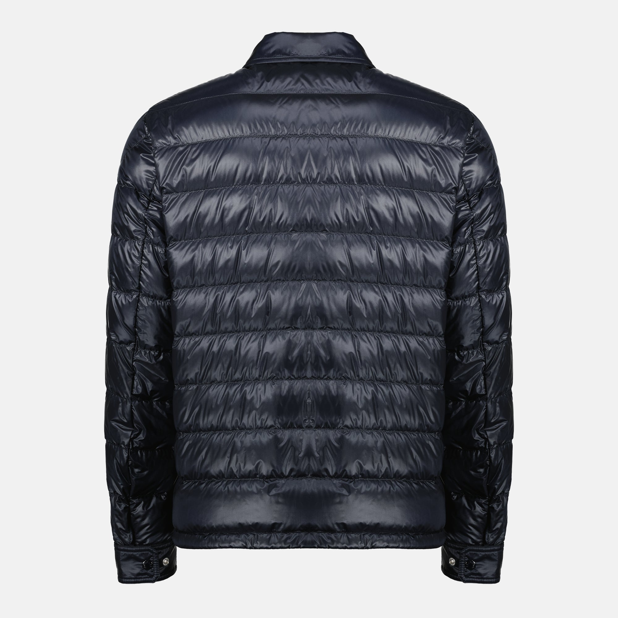 Image de l'article Doudoune Mourillon bleu marine de la marque Moncler pour Homme - Saison Printemps-Été 2026 - Vue de Dos