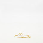 Bijoux Bracelet VLogo en cristaux Valentino Garavani Doré Femme