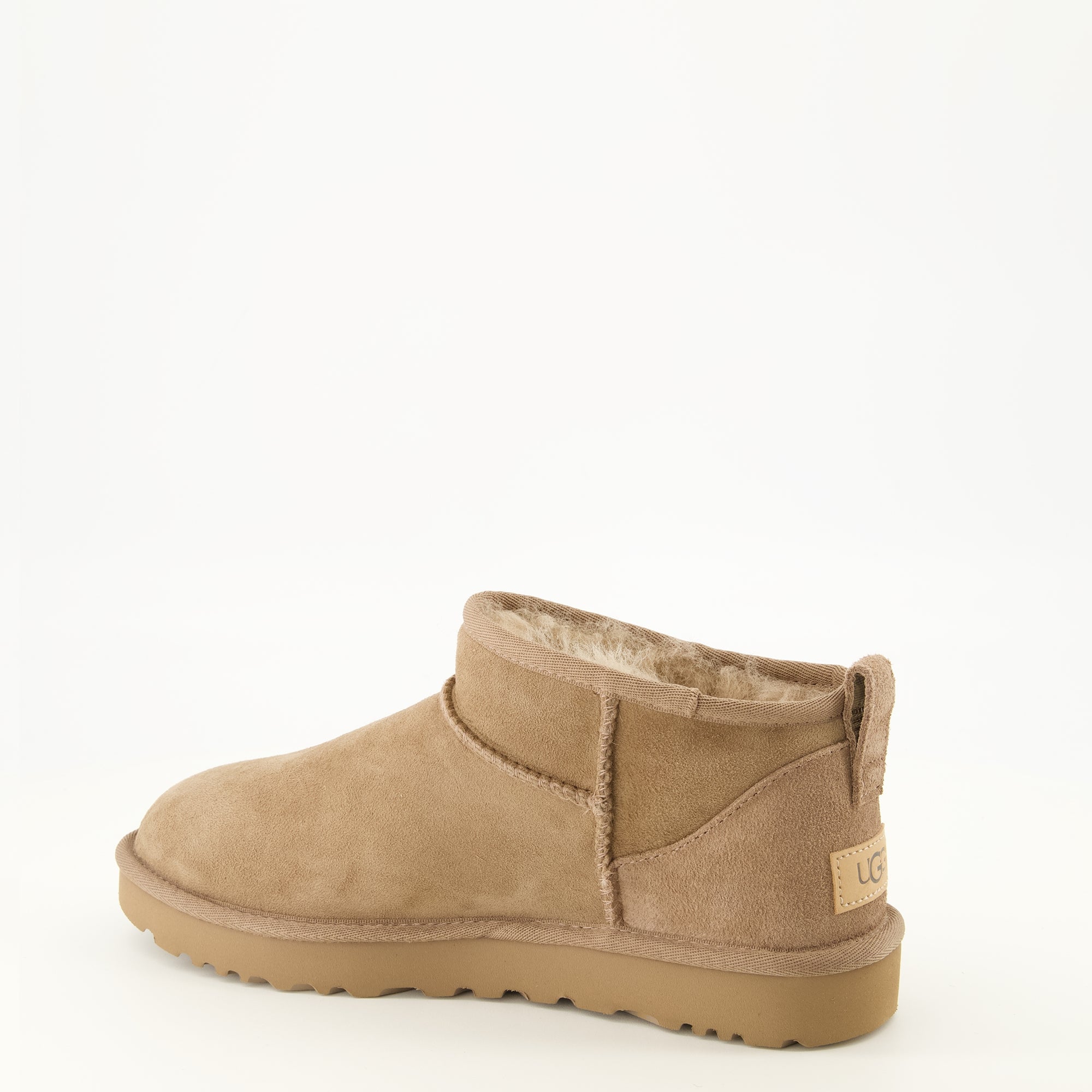 Bottines Stivali Classici Ultra Mini Beige Ugg Beige Femme