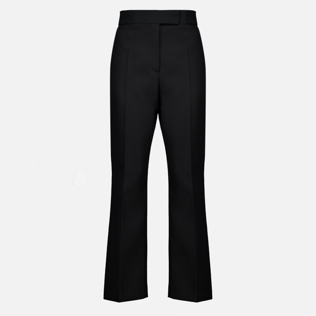 Pantalons Pantalon noir en gabardine Prada Noir Femme