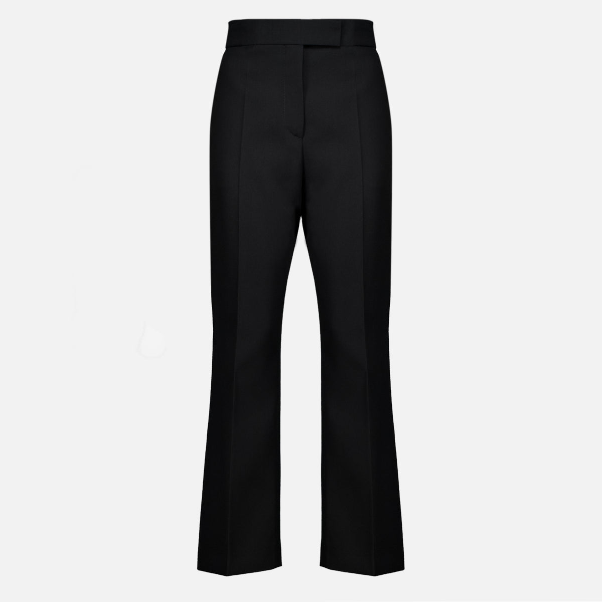 Pantalons Pantalon noir en gabardine Prada Noir Femme