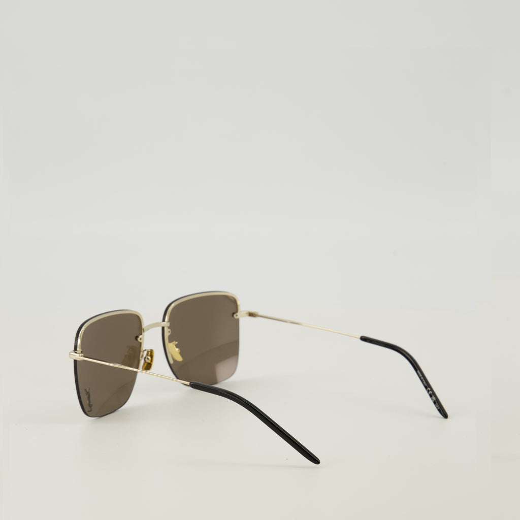 Image de l'article Lunettes de soleil SL312 M doré de la marque Saint Laurent pour Unisex - Saison Printemps-Été 2026 - Vue détaillée_2