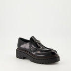 Mocassins Mocassins en cuir Chocolate Prada Noir Femme
