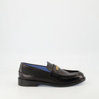 Mocassins Mocassins en cuir Versace Noir Homme