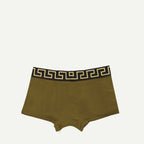 Sous-vêtements et homewear Boxer Medusa court Versace Kaki Homme