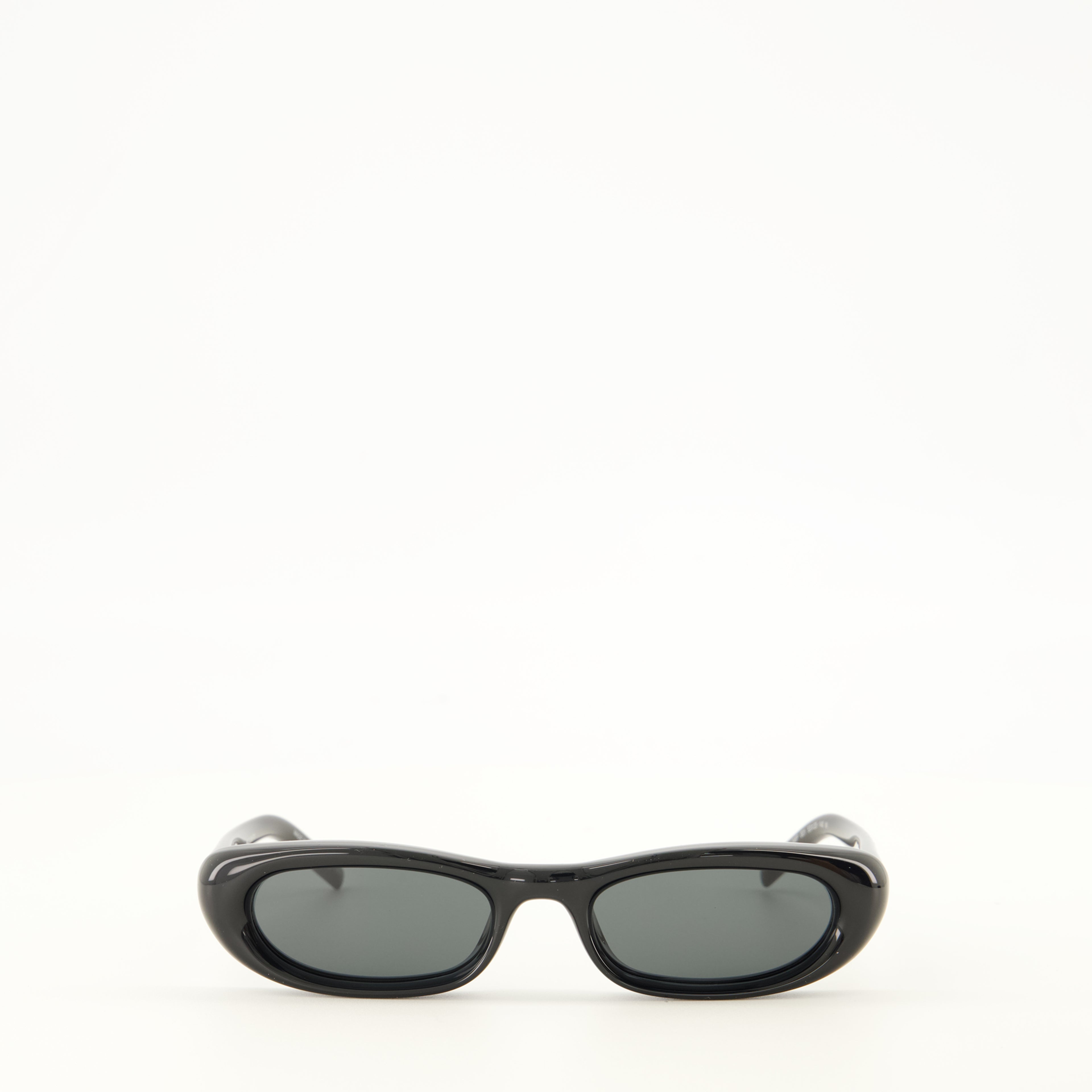 Lunettes SL 557 Shade Plump Óculos de Sol Pretos Saint Laurent Noir Unisexe
