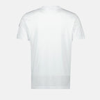 T-shirts T-shirt à logo délavé Moncler Blanc Homme