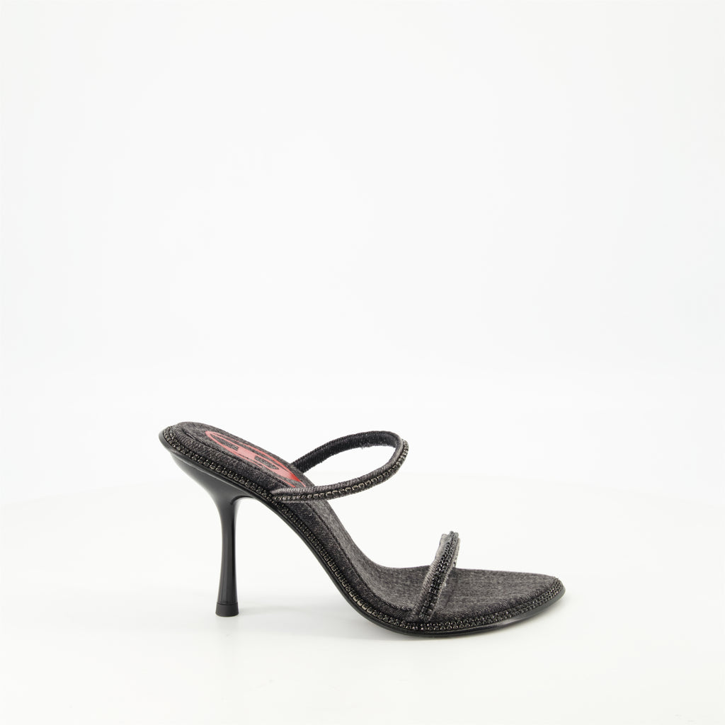 Chaussures ouvertes Sandales à talons D-havanna Sdl Diesel Noir Femme