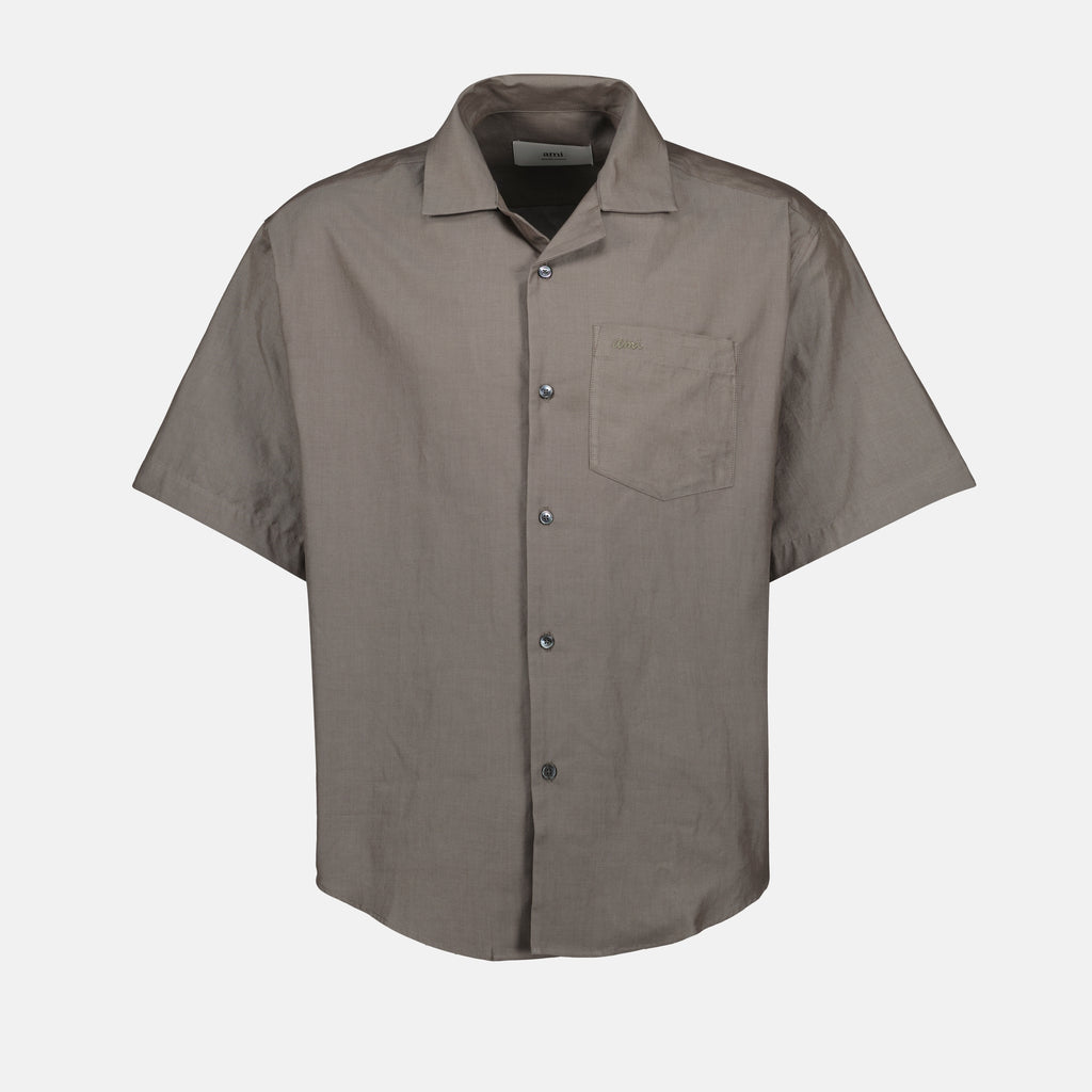 Camisas Camisa Boxy Ami PARIS Cáqui Homme