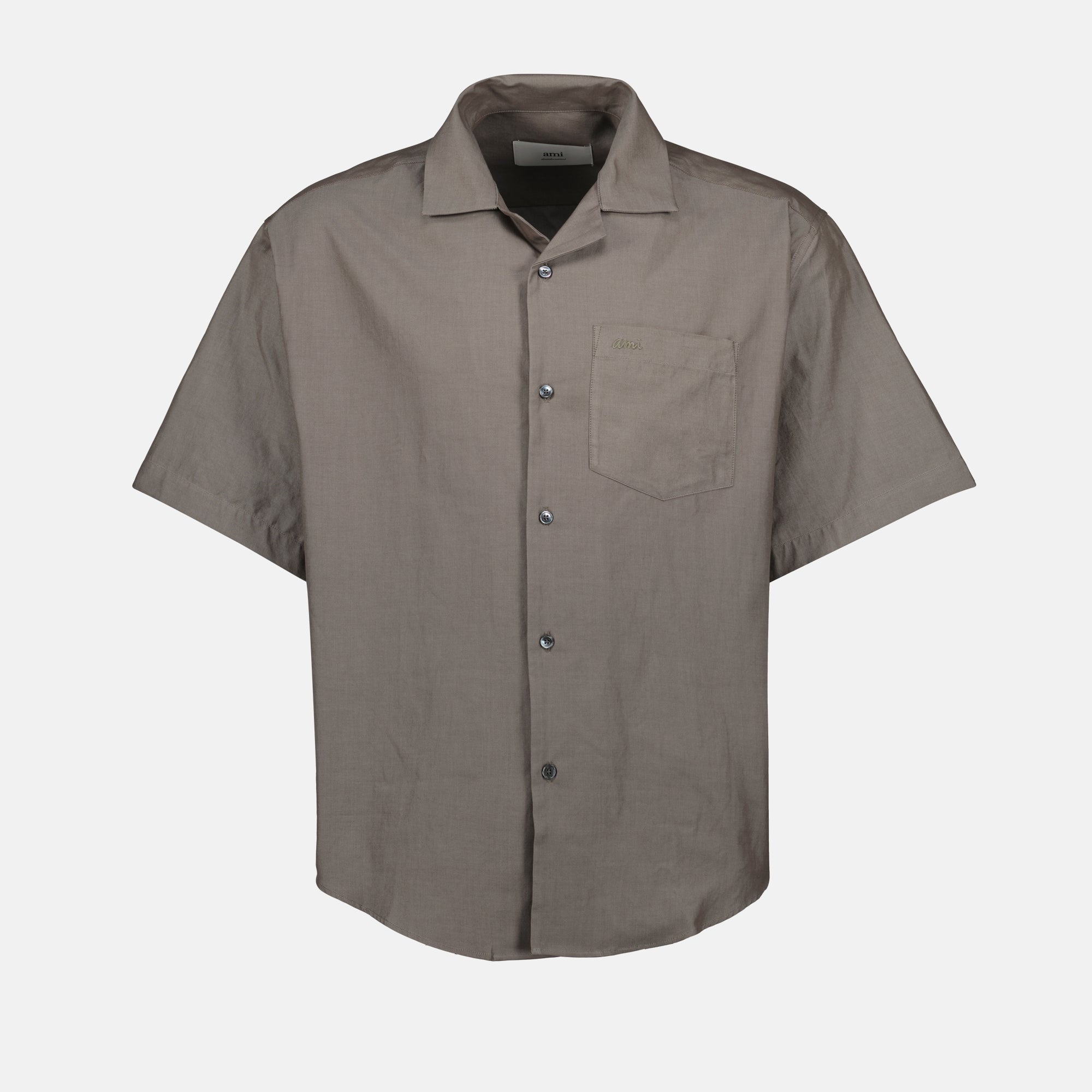 Camisas Camisa Boxy Ami PARIS Caqui Homme