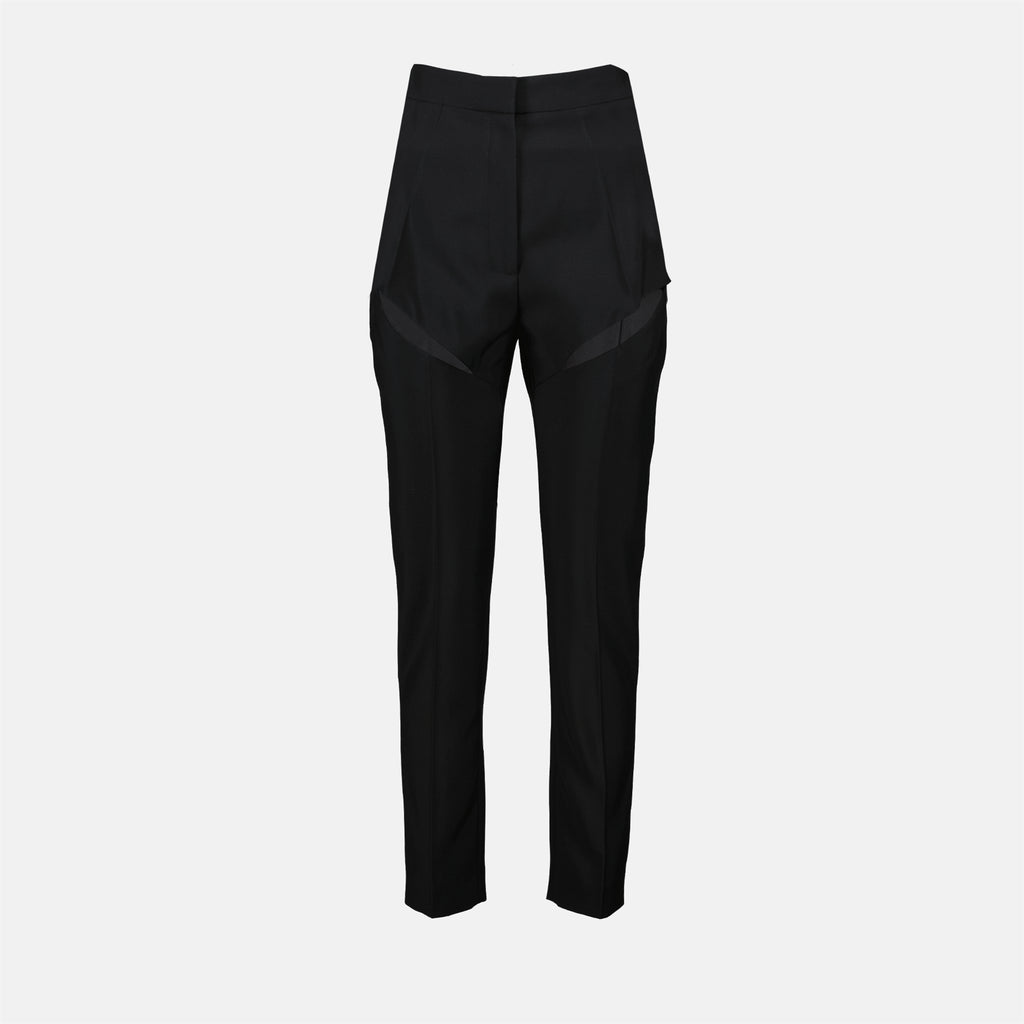 Pantalons Pantalon à découpes Alexander McQueen Noir Femme