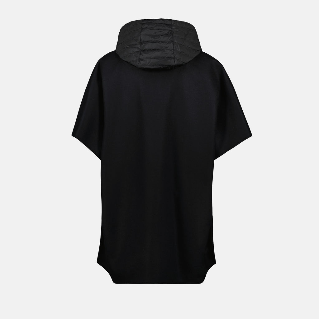 Vestes Cape à capuche Moncler Noir Femme