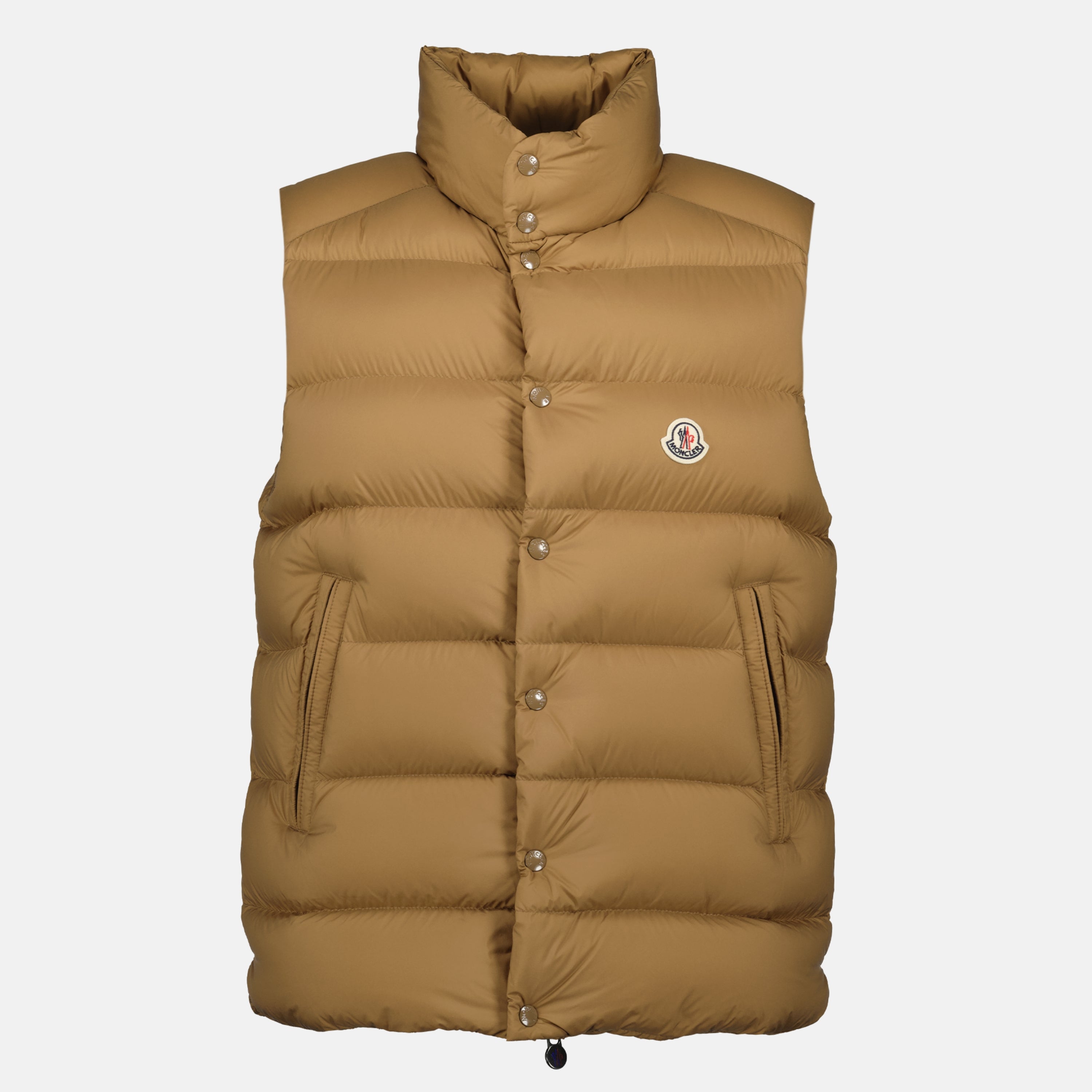 Vestes Doudoune sans manches Tibb Moncler Beige Homme