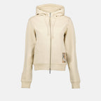 Sweatshirts Sweatshirt zippé Cavalier Burberry Beige Femme
