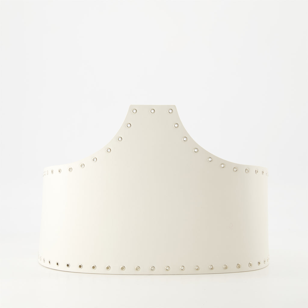 Cintos Cinto de Couro Lanny Iro Branco Femme