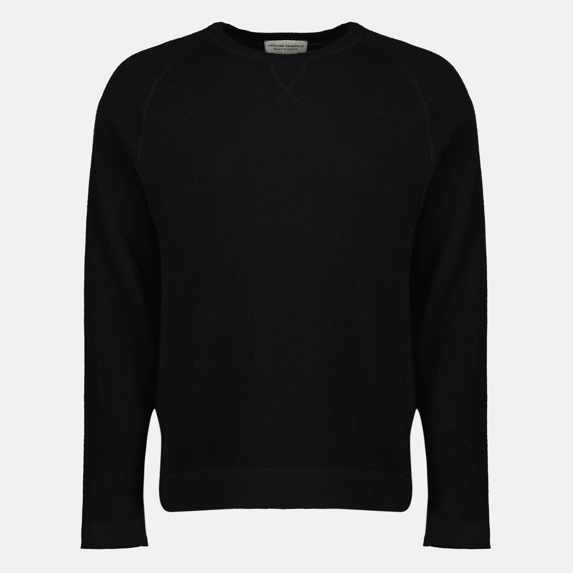 Maille Pull en cachemire noir Officine Générale Noir Unisexe