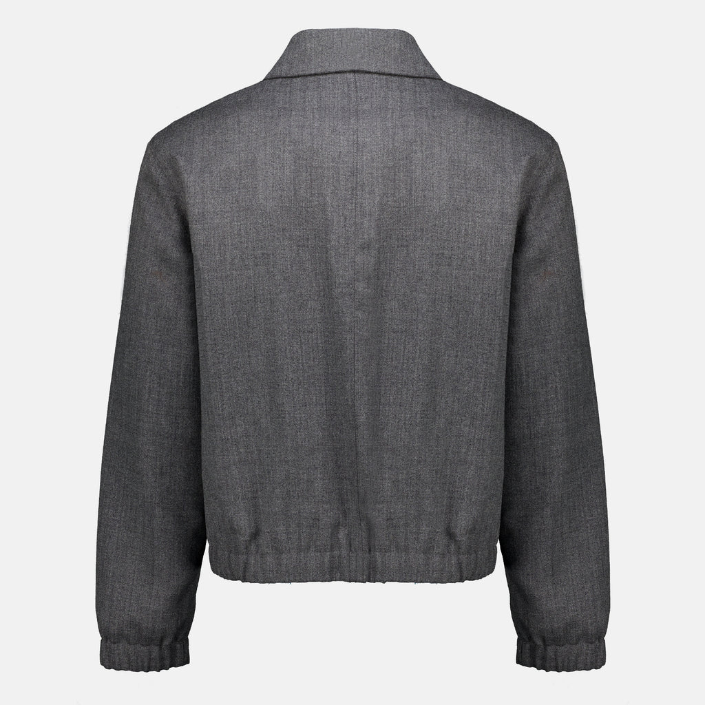 Vestes Gray Wool Jacket Ami PARIS Gris Homme