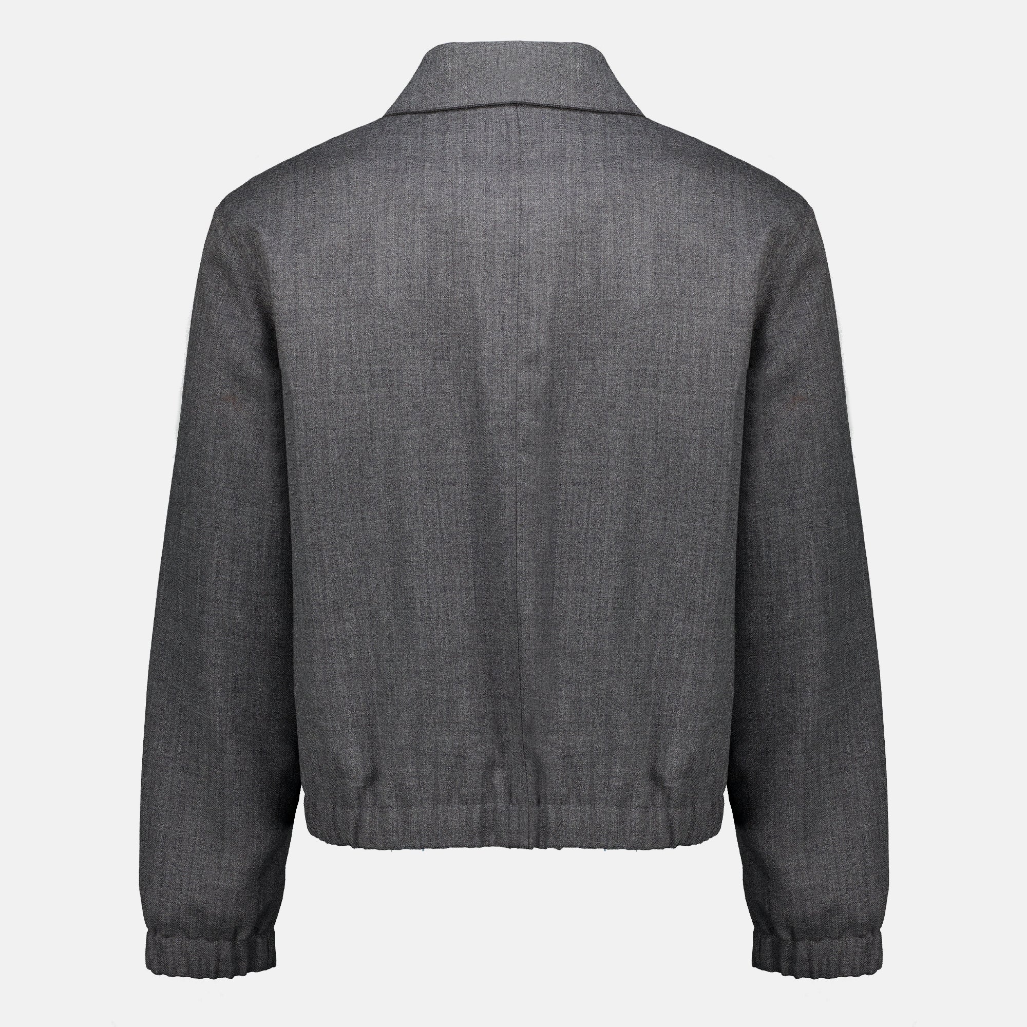 Vestes Grau Wolljacke Ami PARIS Gris Homme