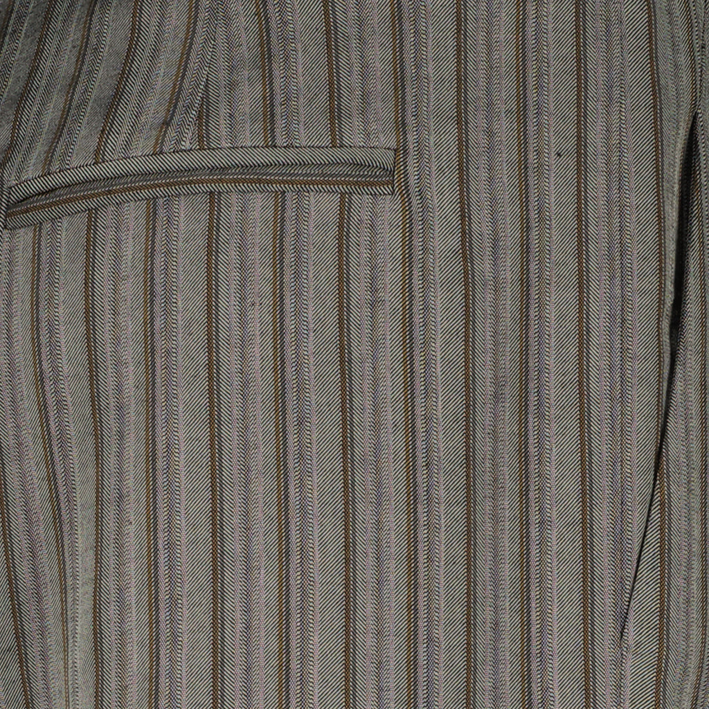 Image de l'article Pantalon Reyer gris rayé de la marque Christopher Esber pour Femme - Saison Printemps-Été 2026 - Vue détaillée_1