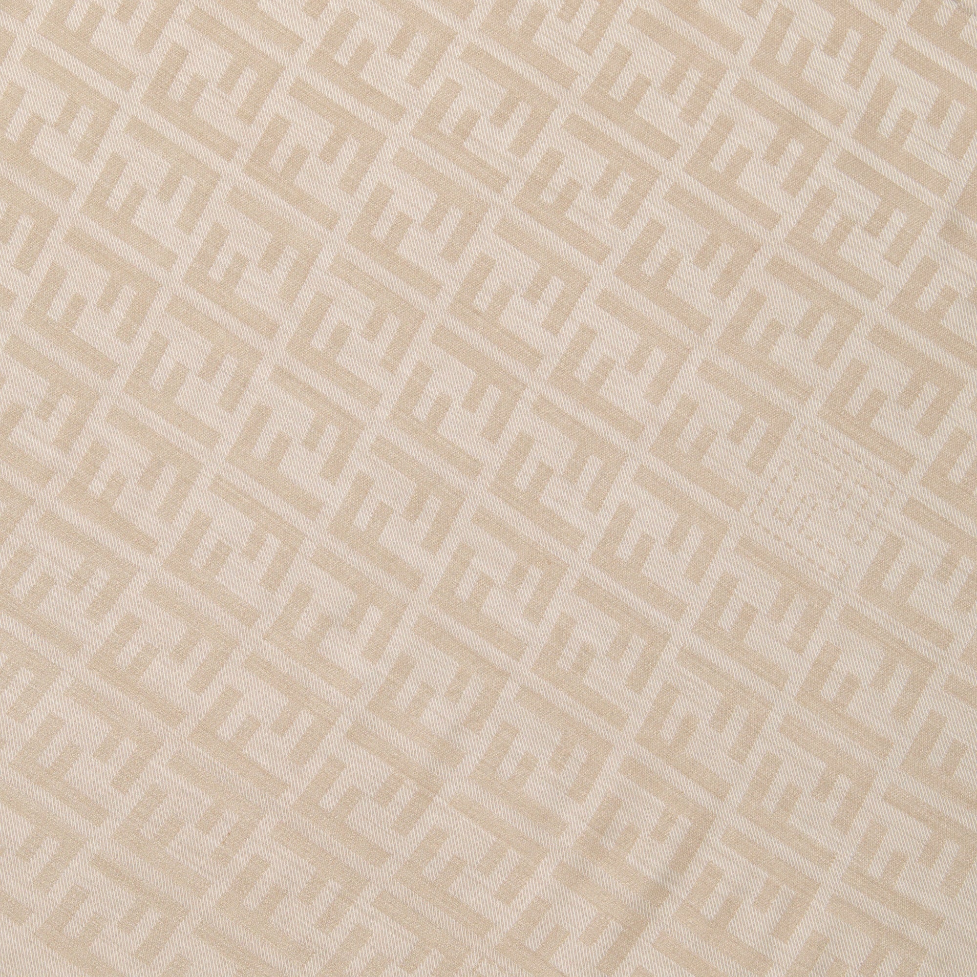 Lenços e luvas Chale FF Fendi Bege Femme