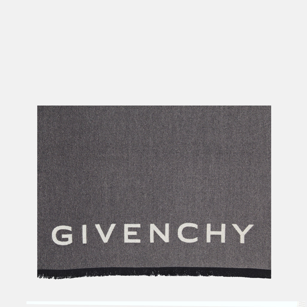 Écharpes, foulards et gants Écharpe 4G Givenchy Gris Unisexe