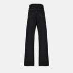 Image de l'article Jean V-Waist Long Baggy de la marque Saint Laurent pour Femme - Saison Automne-Hiver 2025 - Vue de Dos
