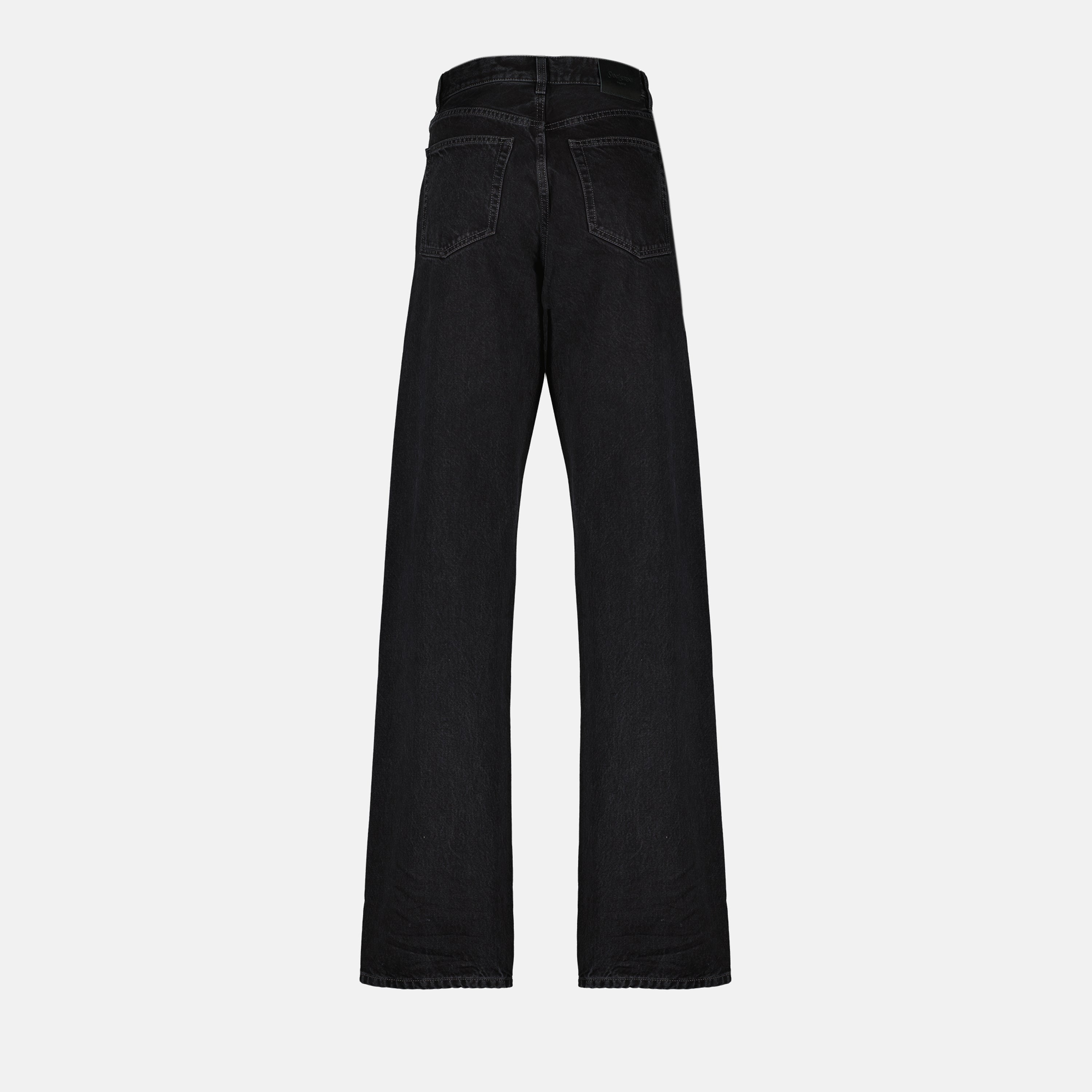 Image de l'article Jean V-Waist Long Baggy de la marque Saint Laurent pour Femme - Saison Automne-Hiver 2025 - Vue de Dos