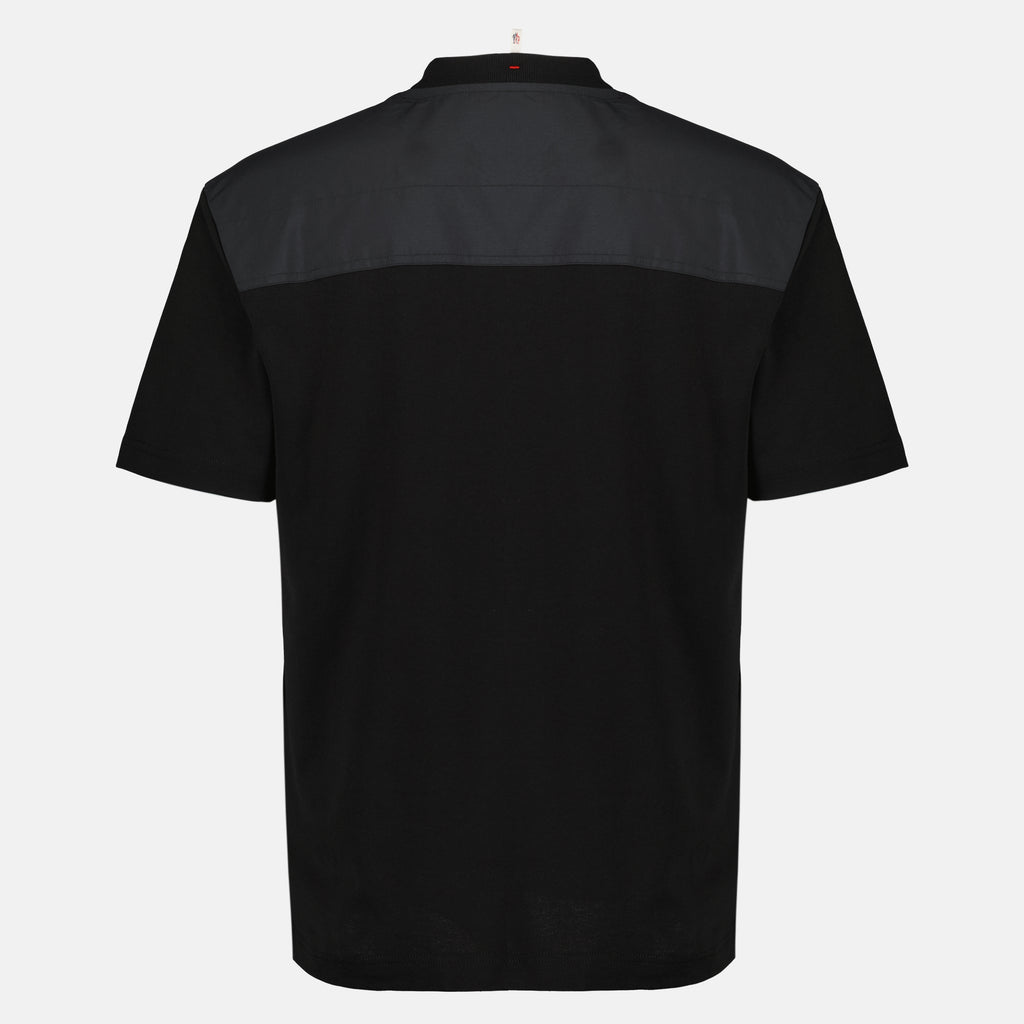 T-shirts T-shirt de Algodão com Bolso Preto Moncler Grenoble Noir Homme