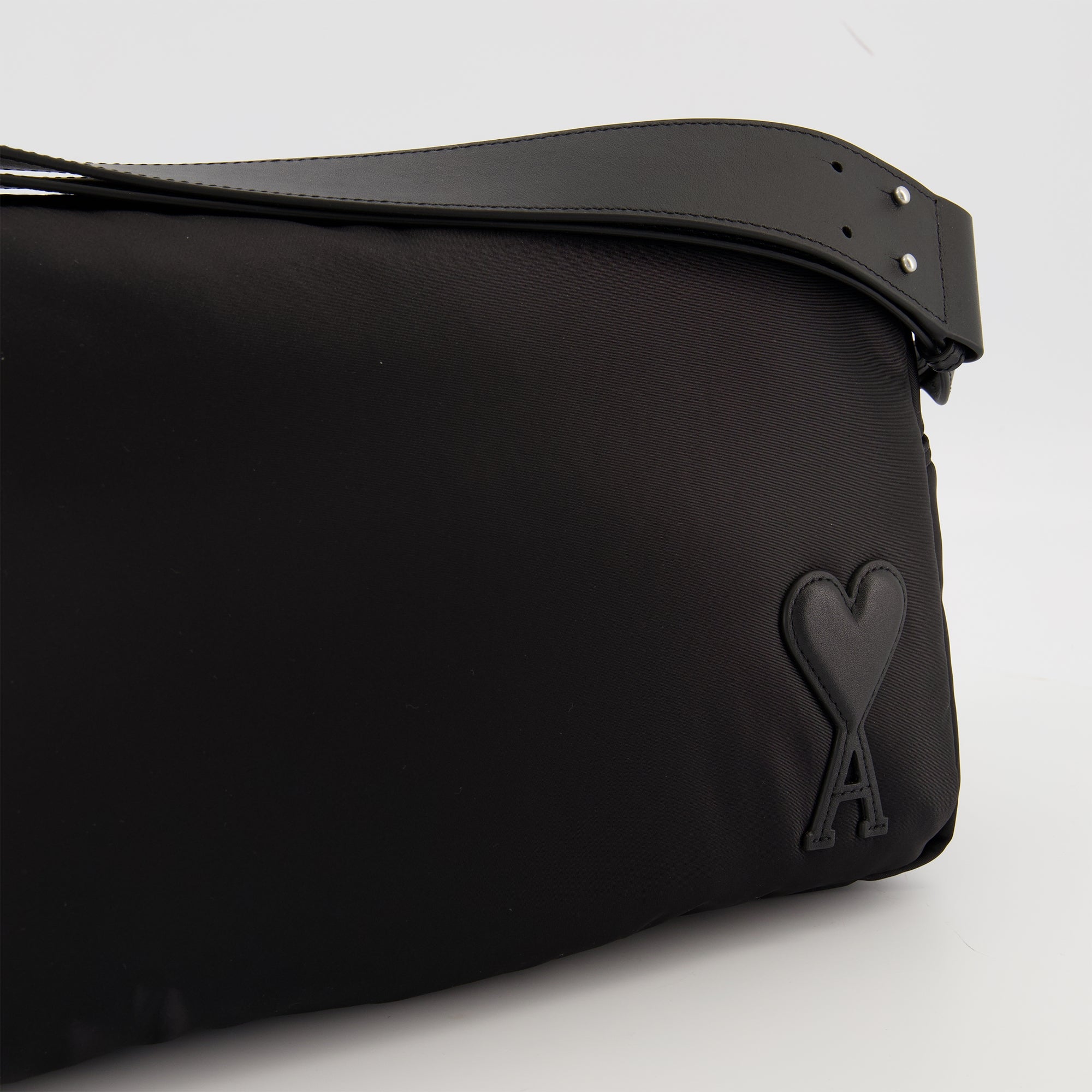 Bolsos de Deporte y Viaje Bolsa Marcel de Nylon Ami PARIS Negro Unisex