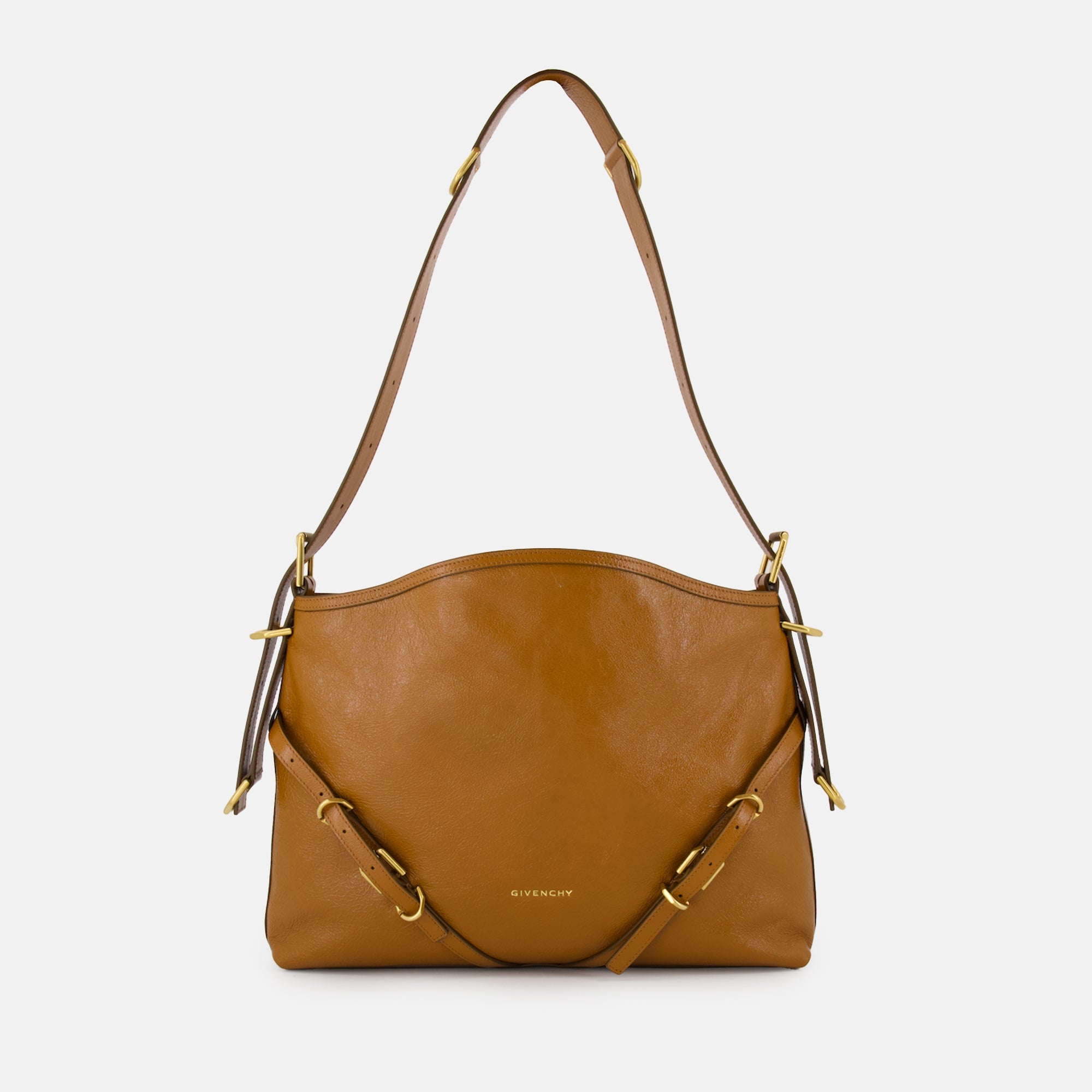 Sacs à main et épaule Sac Voyou en cuir Givenchy Marron Femme