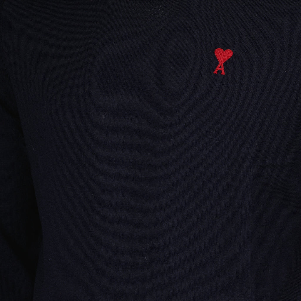 Maglieria Pull AMI de Coeur Ami PARIS Blu Unisex