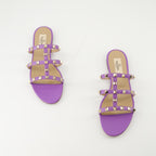 Chaussures ouvertes Sandales Rockstud Valentino Garavani Violet Femme