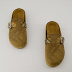 Zapatos abiertos Sabots Urchin Burberry Marrón Mujeres