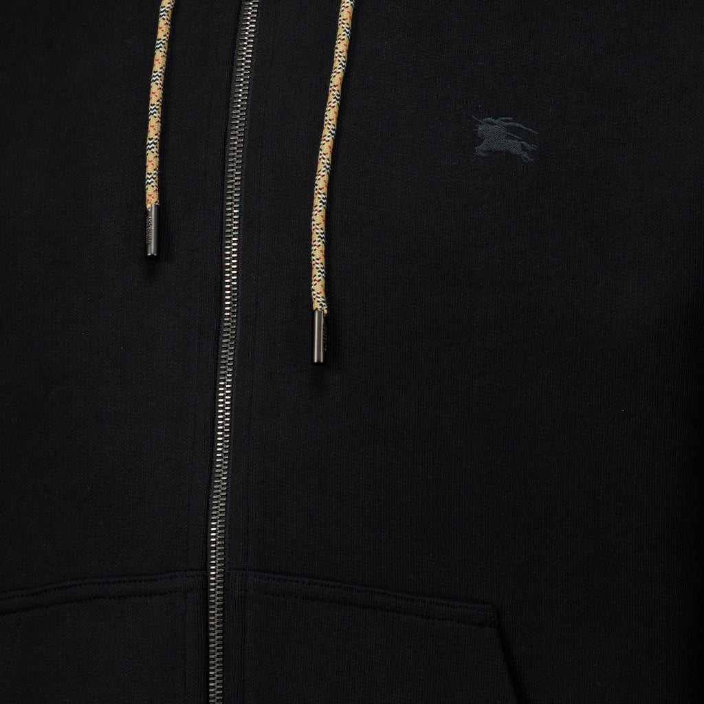 Sweatshirts Giacca Nera con Zip Burberry Noir Homme