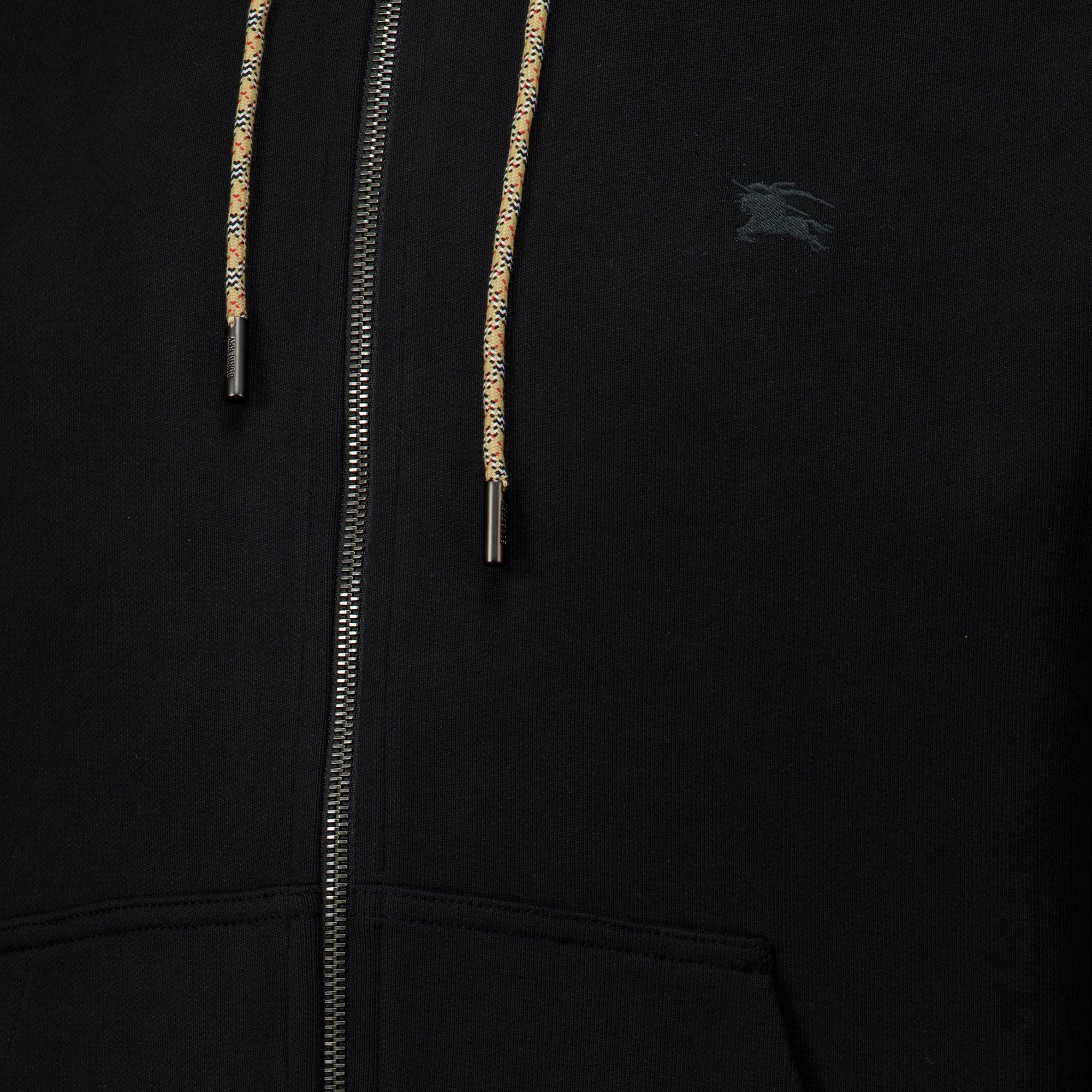 Sweatshirts Black Zip Jacket Burberry Noir Homme