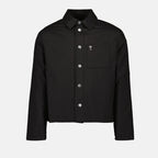 Giacche AMI de Coeur Overshirt Ami PARIS Nero Homme