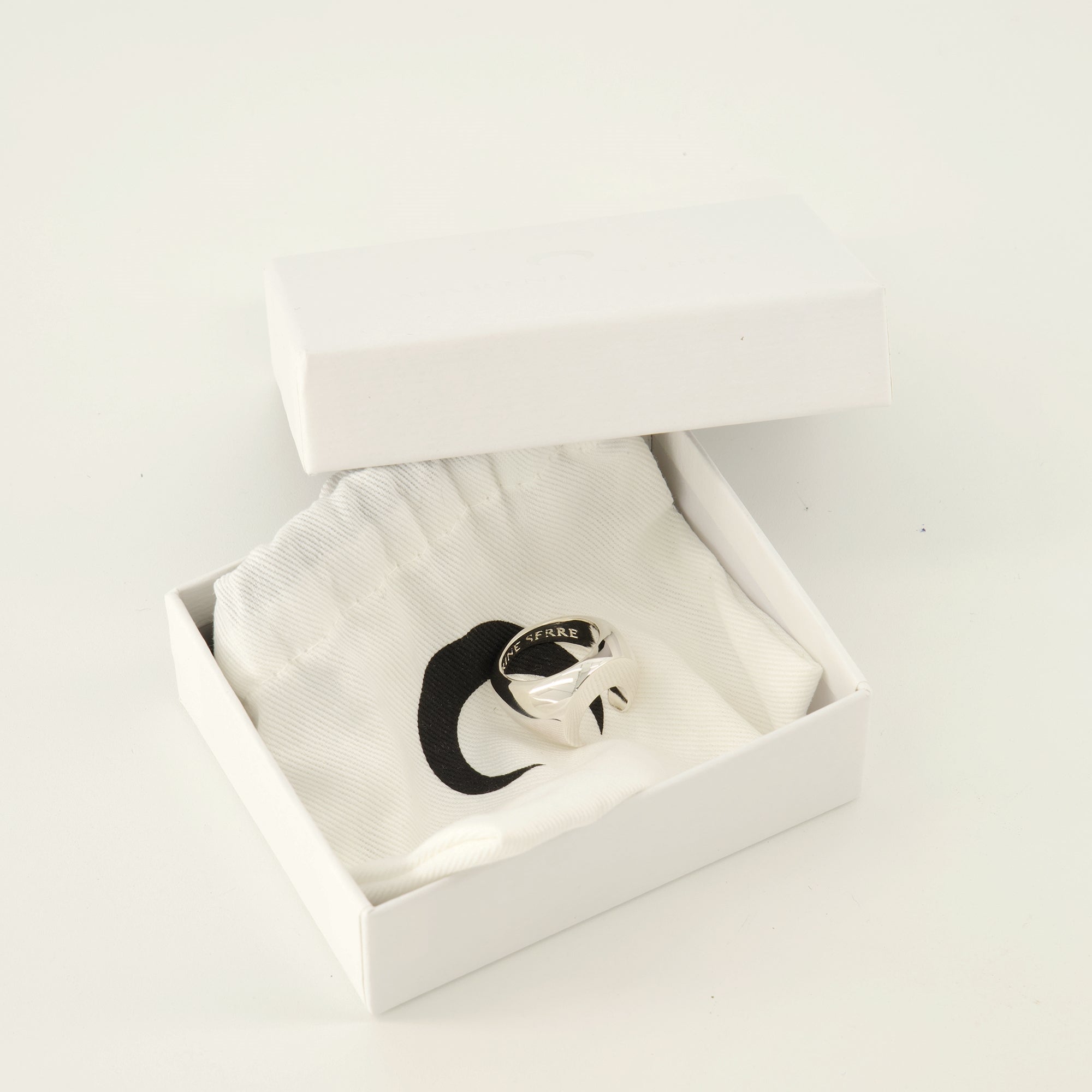 Bijoux Moon Silver Ring Marine Serre Argenté Femme